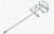 Насадка (шнек) для миксера D=160 мм, L=590 мм,универсальная, хвостовик М14, РЕМОКОЛОР